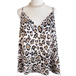 Socialite Leopard Print Tank Top